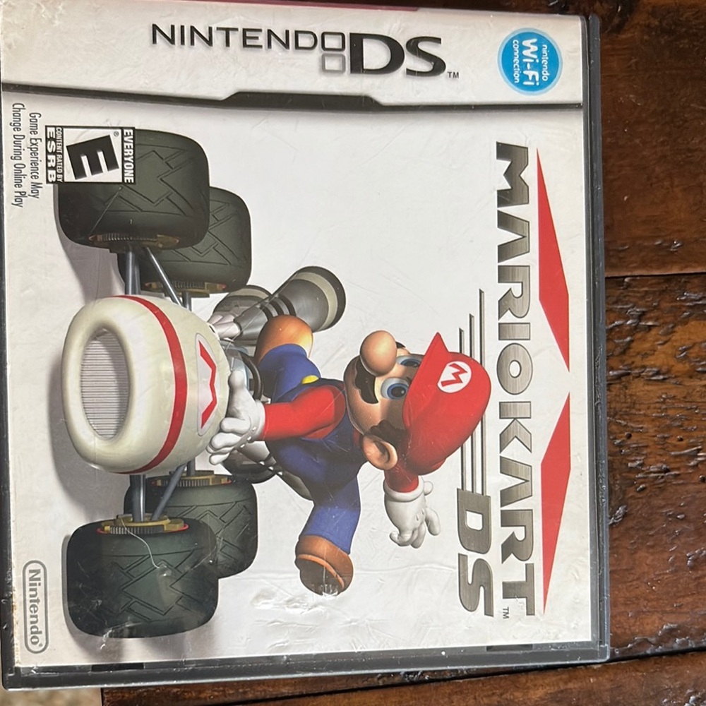Nintendo DS Mario Kart Game - Black and White
